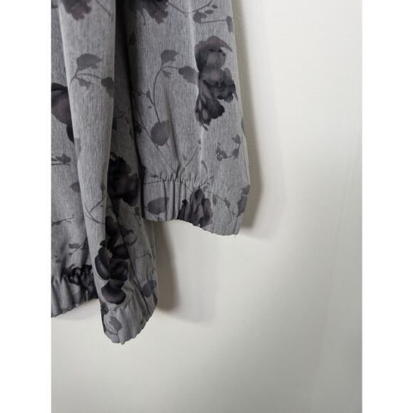 Vintage Silver Threads LTD Bomber Jacket Size XL Full Zip Floral Made USA - Picture 4 of 11